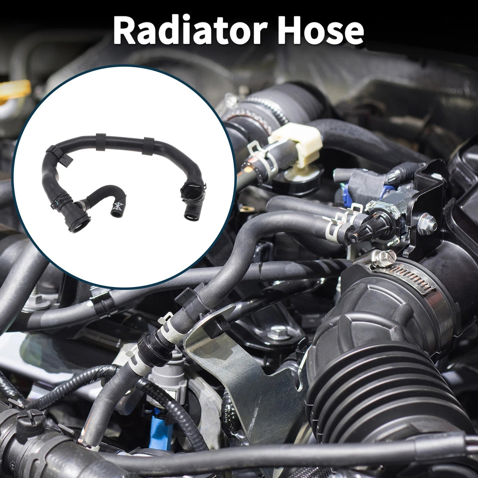 Radiator Hose Replacement for Volkswagen Golf (2015–2018) Plastic Coolant Pipe