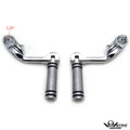 Chrome 5" Long Foot Peg Kit for Harley Davidson SuperLow 1200T (2014–2017)