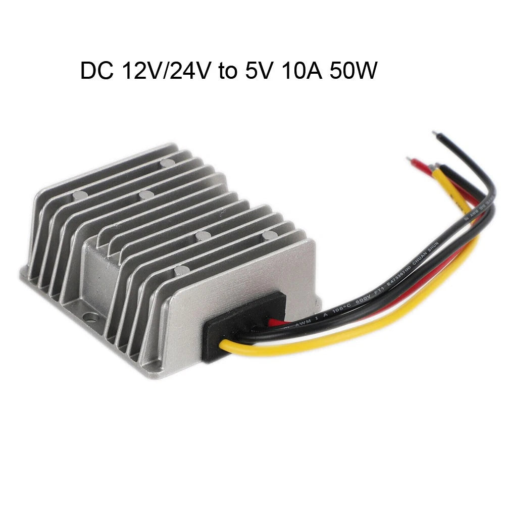 DC Converter 12V/24V to 5V Step Down Reducer 10A for Golf Cart
