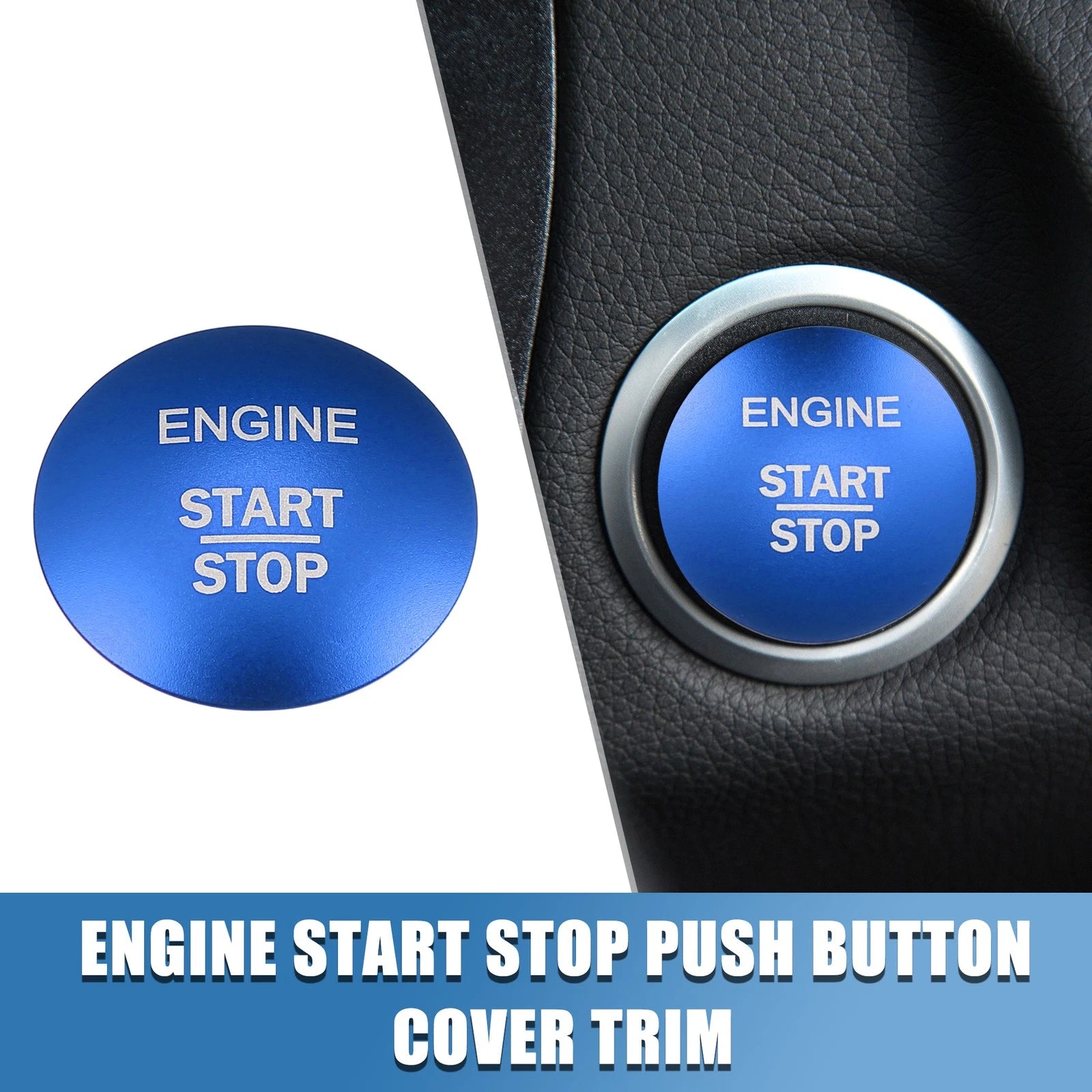 Engine Start Stop Button Cover Trim Replacement for Mercedes-Benz E-Class (W213) (2016–2020)