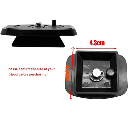 2Pcs Quick Release Plate Replaces For Digital Camera Tripod Screw Adapter Mount