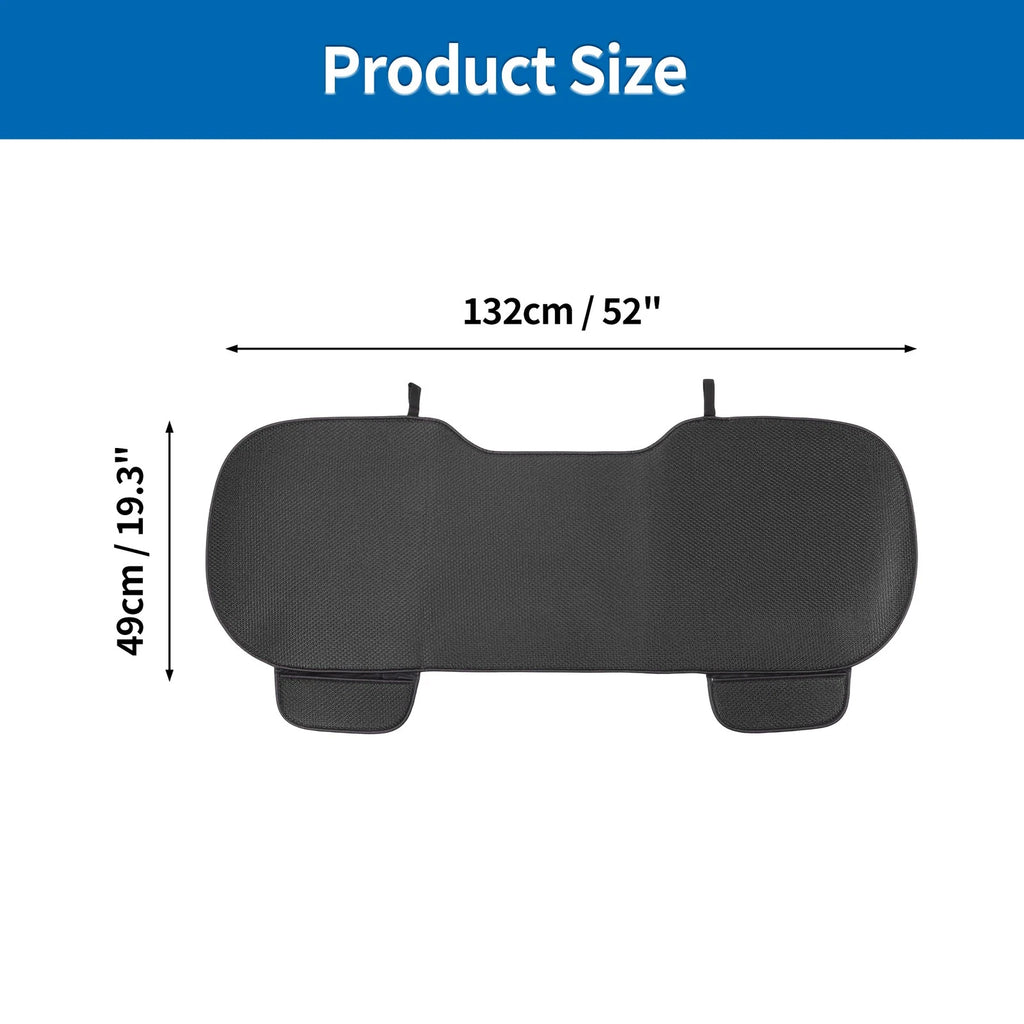 Black Back Seat Cover for