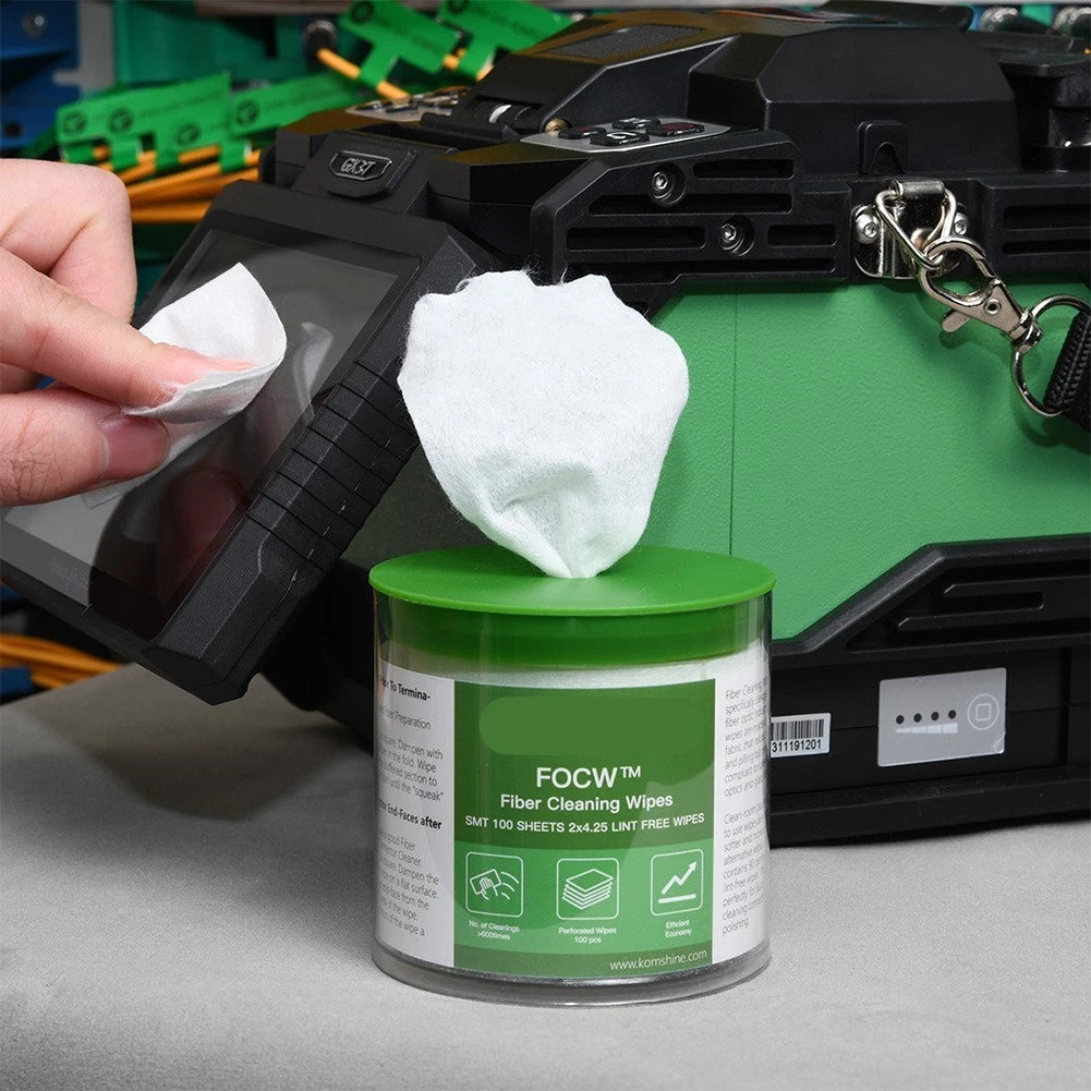 Portable Optical Cleaning Wipes (100 Knots)