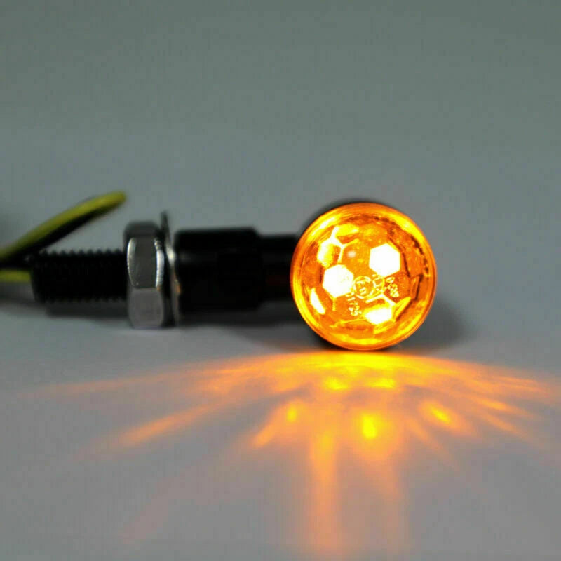 Mini Bullet Spherical Lens Turn Signal Indicator Light for Universal (T9)