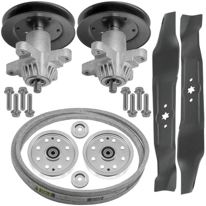 Spindle with Pulley for MTD 42 Inch Deck (2005–2018)