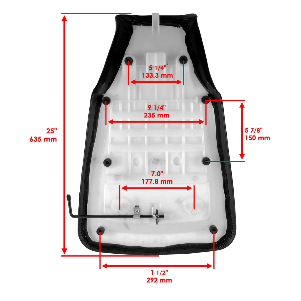 Complete Seat Replacement for Honda TRX400FGA Rancher 400 4x4 (2006–2007)