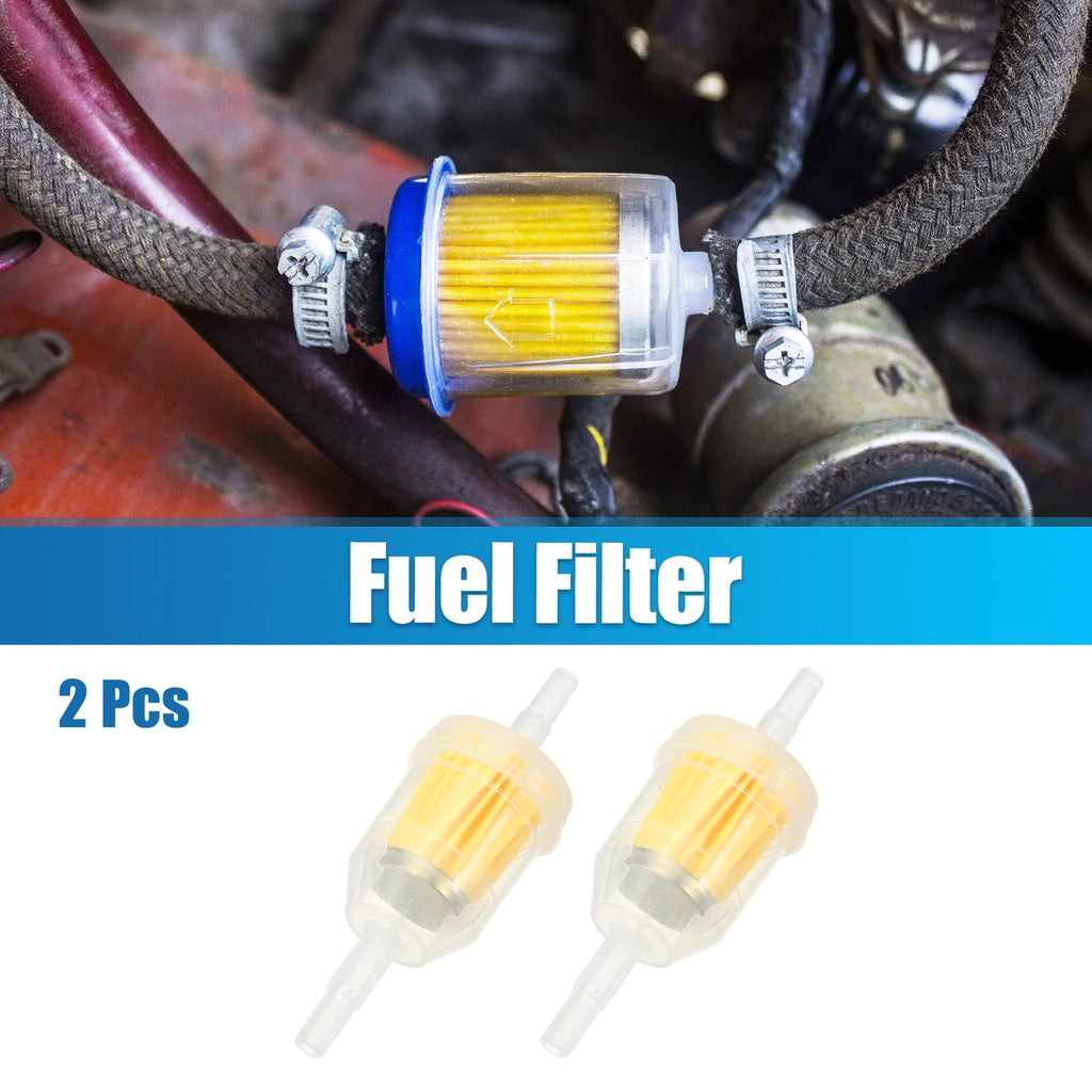 2X Inline Fuel Filters for Small Engines (1/4" or 5/16")