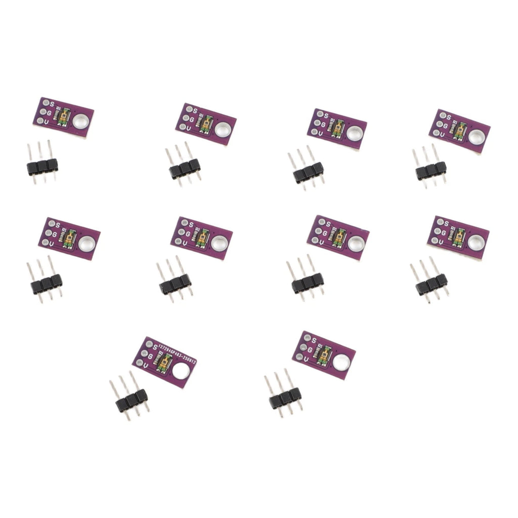 10pcs TEMT6000 Ambient Light Sensor Modules for Electronic Automation Systems