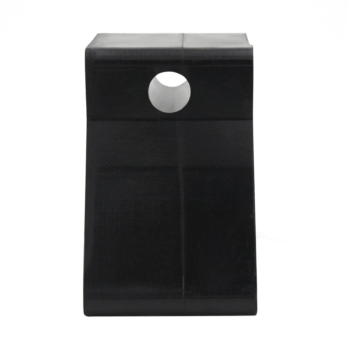 2 Inch Mounting Width V Bow Stop for Boat Trailer (Black Molded Rubber)