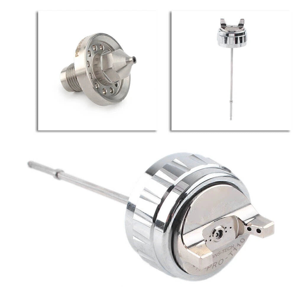 1.4mm T110 Spray Gun Replacement Kit - Cap Tip Fluid Nozzle