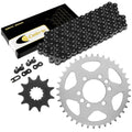 Drive Chain and Sprockets Kit Replacement for Suzuki LTF160 Quadrunner 1991-2004