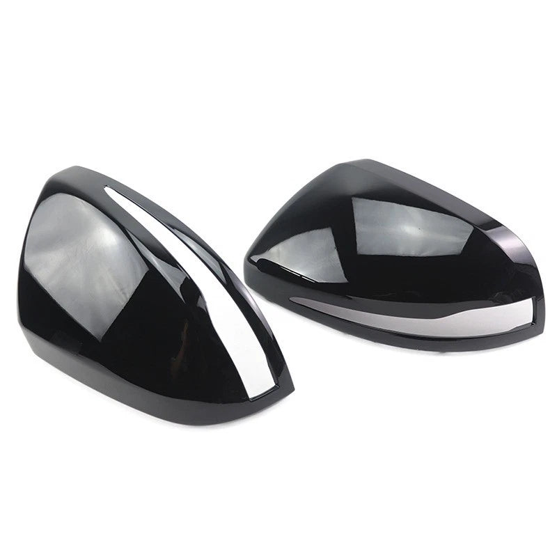 2X Gloss Black Side Wing Mirror Cover Caps for Mercedes Benz V-Class (2016–2023)