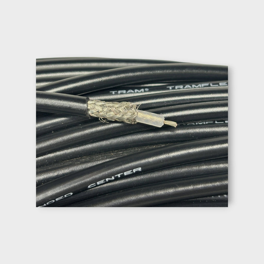 Tram RG-58A/U Coax Cable for Tramflex (470ft, Tinned Copper, 98% Shield)