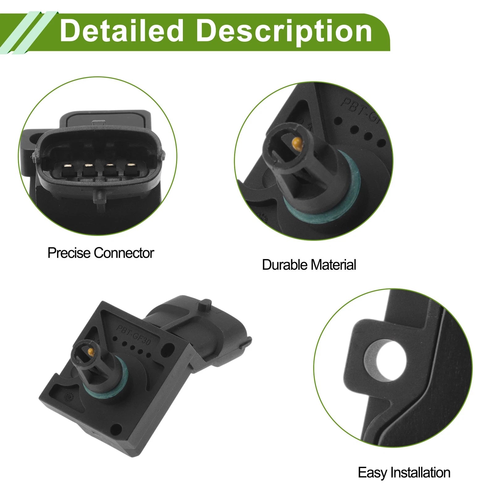 MAP Sensor No.0261230296 for Volvo S80 (2004–2006)