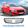 Front Upper Bumper Grille Grill Replacement for Mercedes-Benz A-Class (2013–2018)