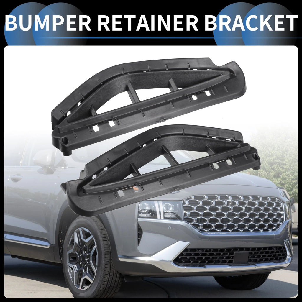 Front Bumper Retainer Bracket Pair Replacement for Hyundai Santa Fe (2021–2023)