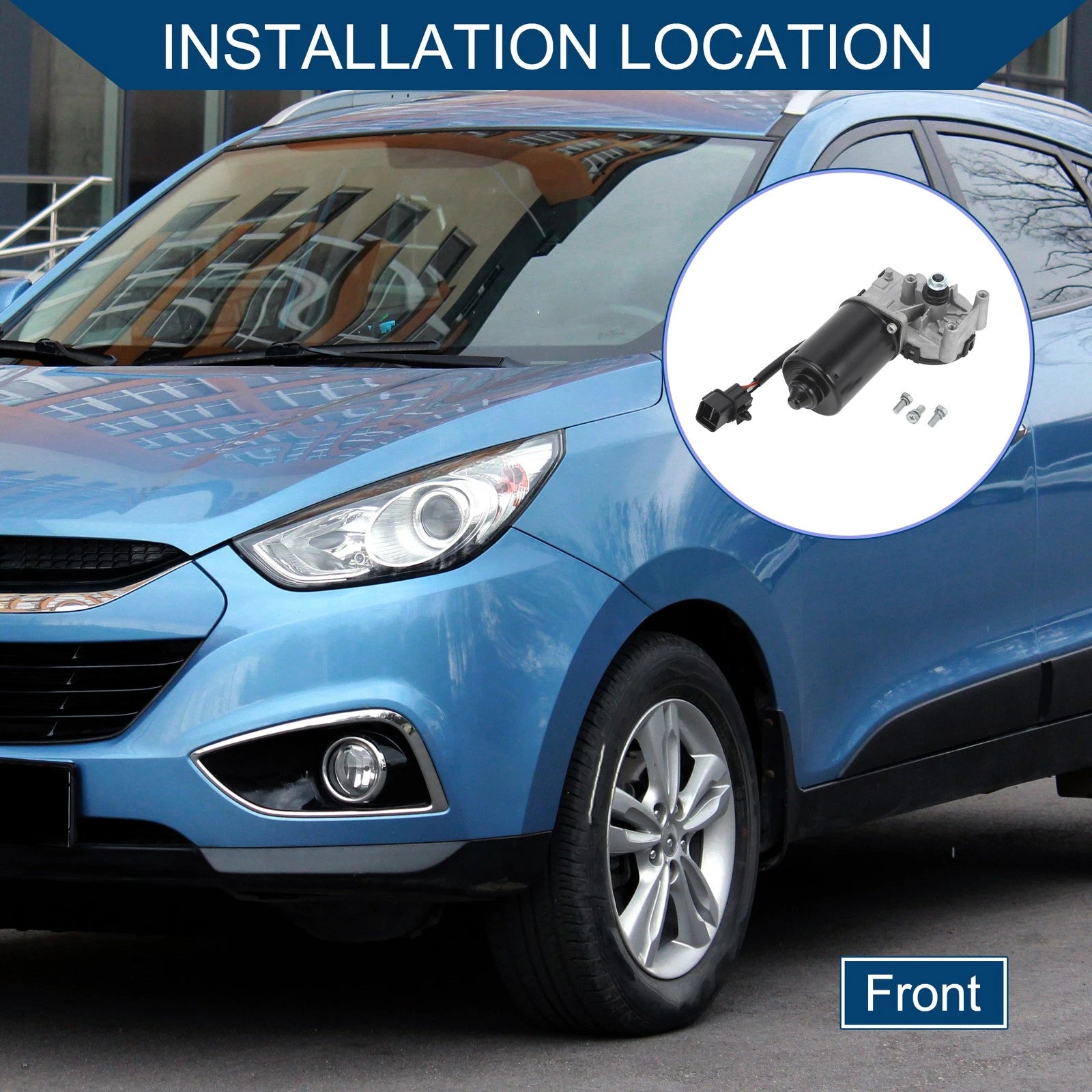 Front Windshield Wiper Motor for Hyundai ix35 (LM) (2010–2017)