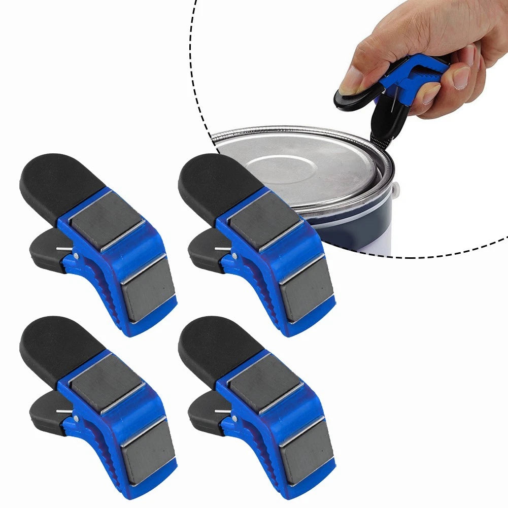 4X Magnetic Paint Holder Clips for DIY Projects