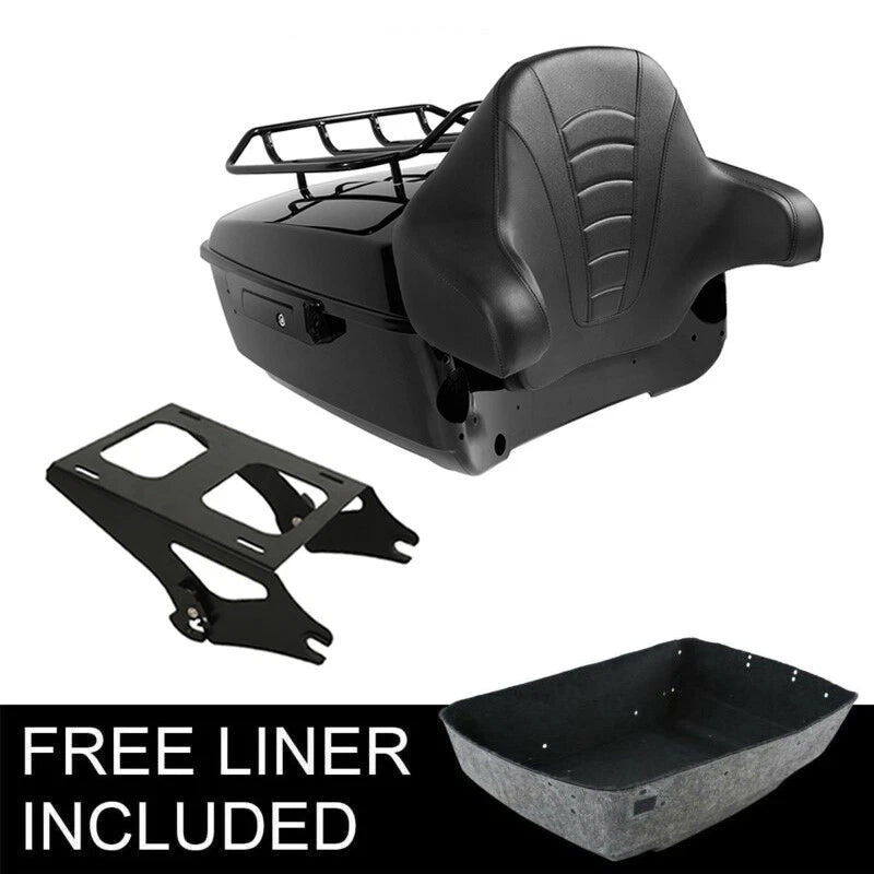 Trunk Backrest Pad Mounting Rack for Harley Street Glide (2014–2026)