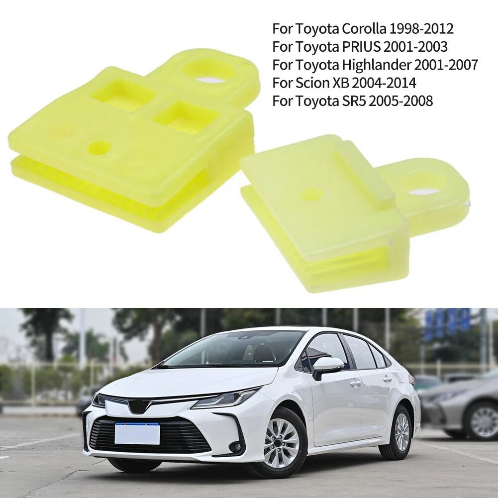 Door Glass Clips for (Yellow ABS)