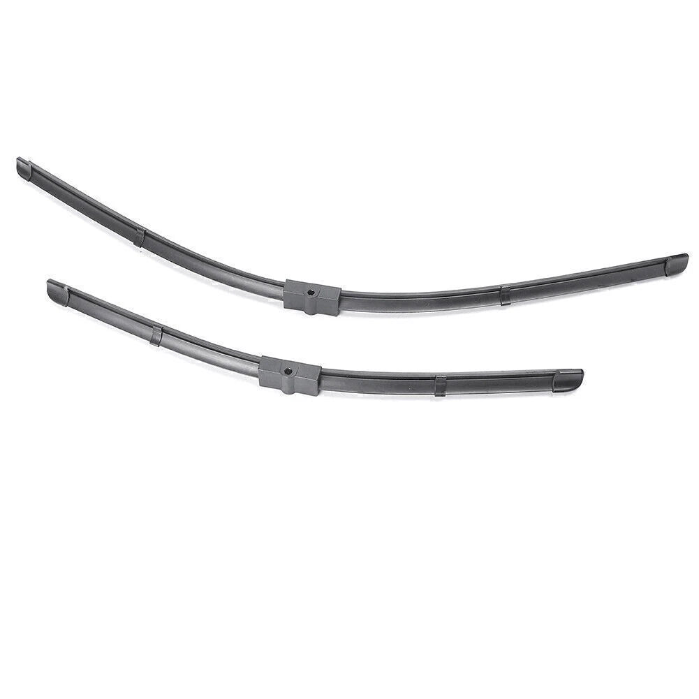 2X Bracketless Front Window Wiper Blades for Ford Focus MK2 (2004–2011)