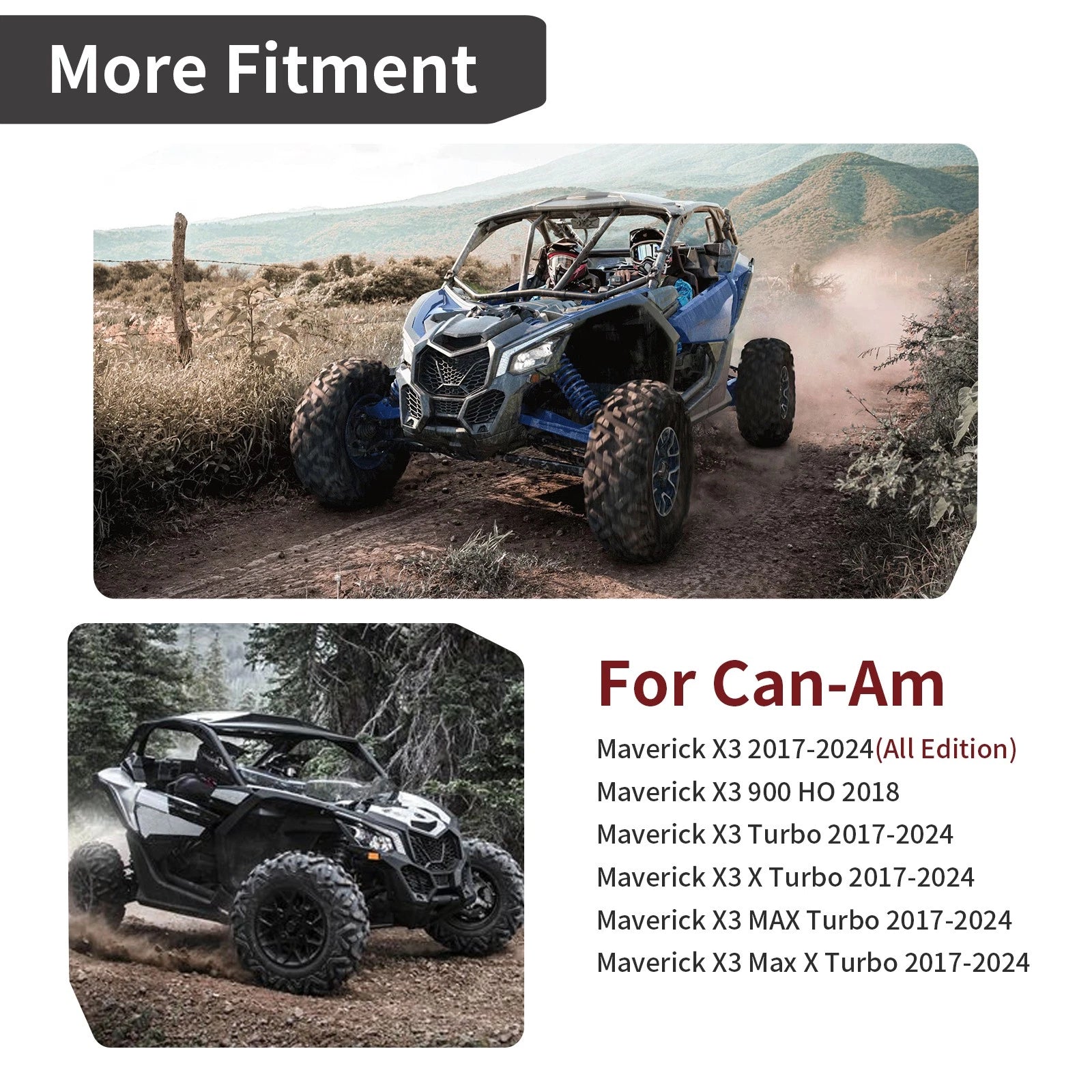 Quick Shifter Shift Gate for Can-Am Maverick X3 (2017–2024) w/ Hardware