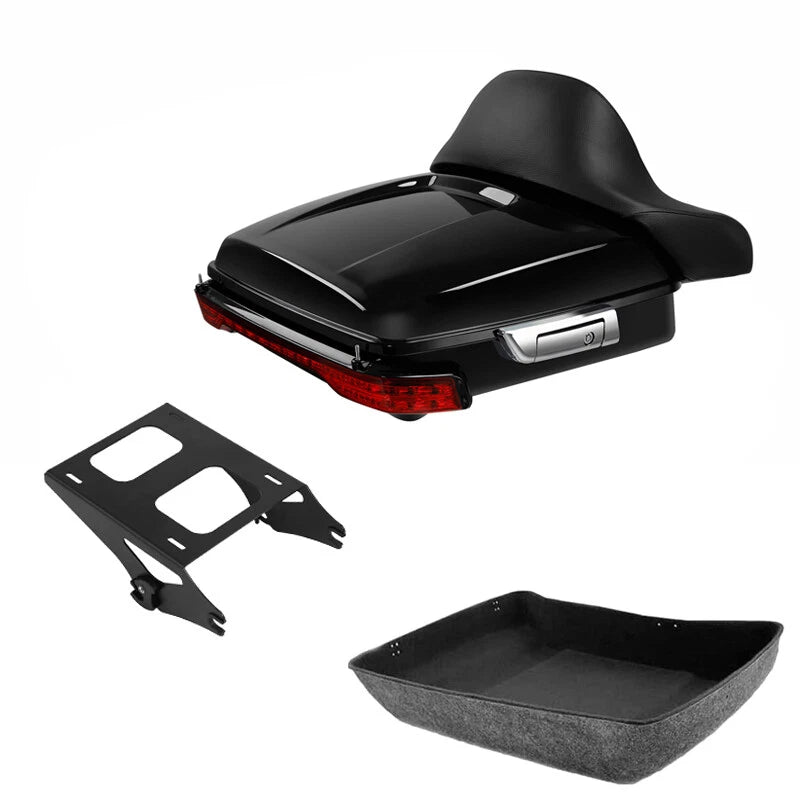 Trunk Backrest Light Mount Rack for Harley Electra Road Glide (2014–2026)