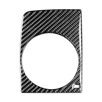 Carbon Central Armrest Box Cup Holder Trim for Audi Q7 4L (2007–2015)
