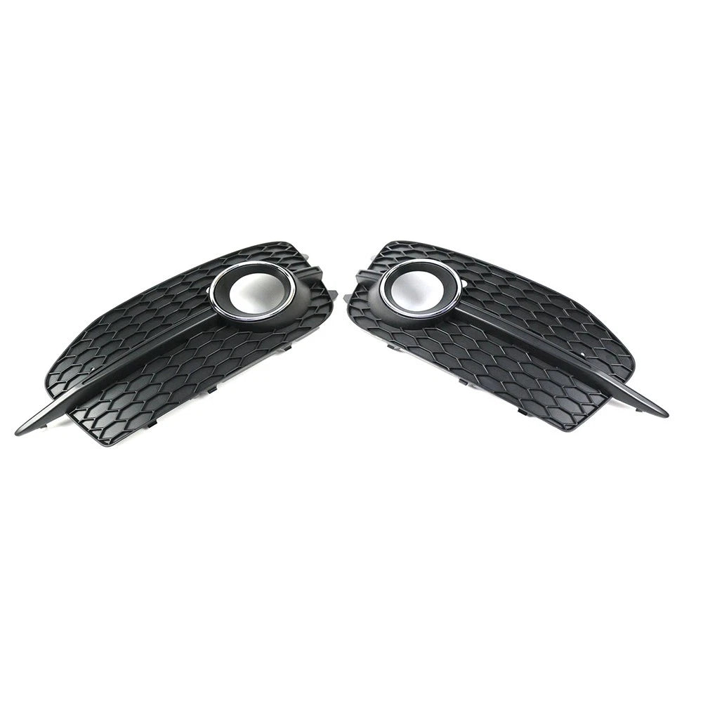 Front Grills Bumper Fog Light Covers for Audi Q3 (2012–2014)