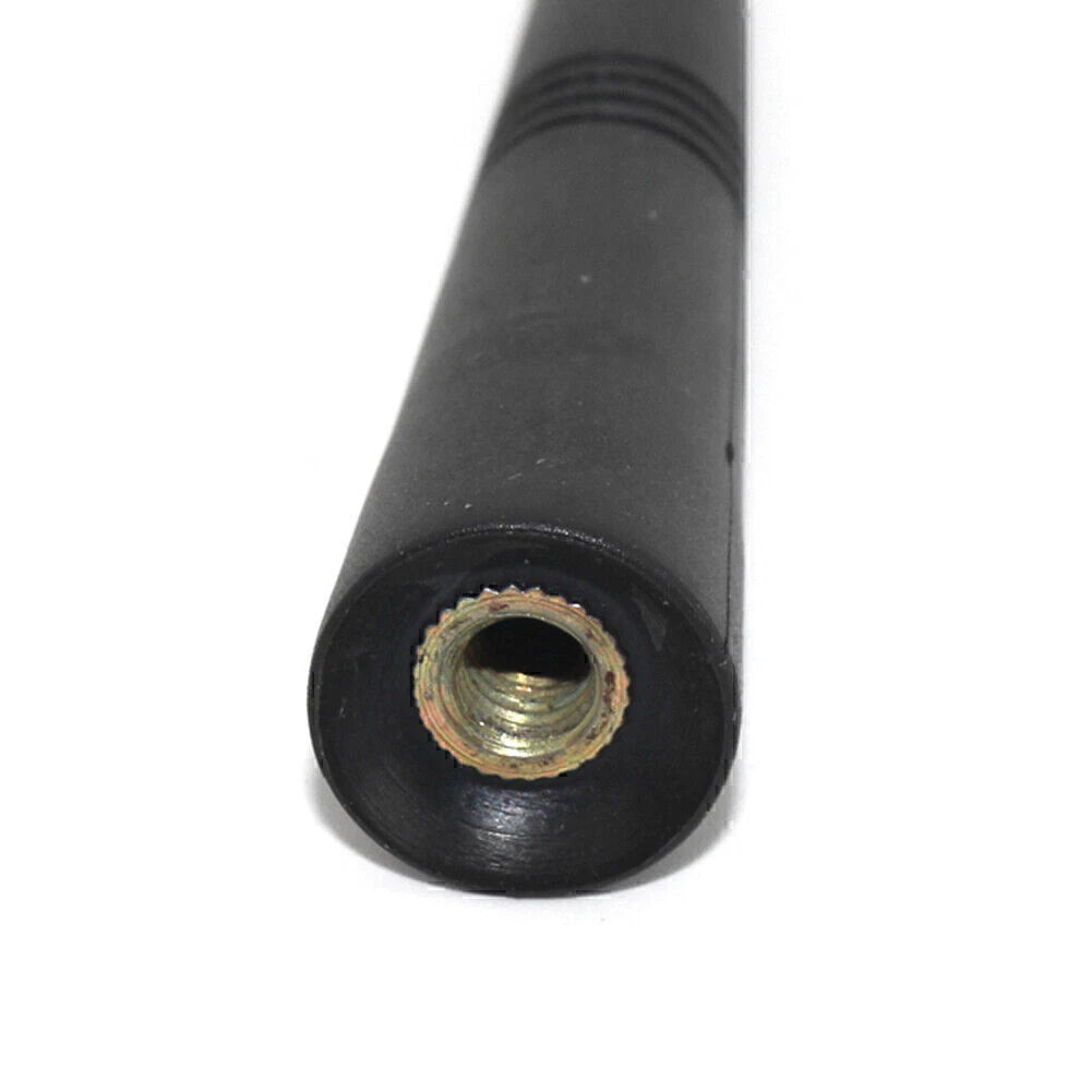 4 Inch Universal Black Car Antenna Kit + Screw Rubber