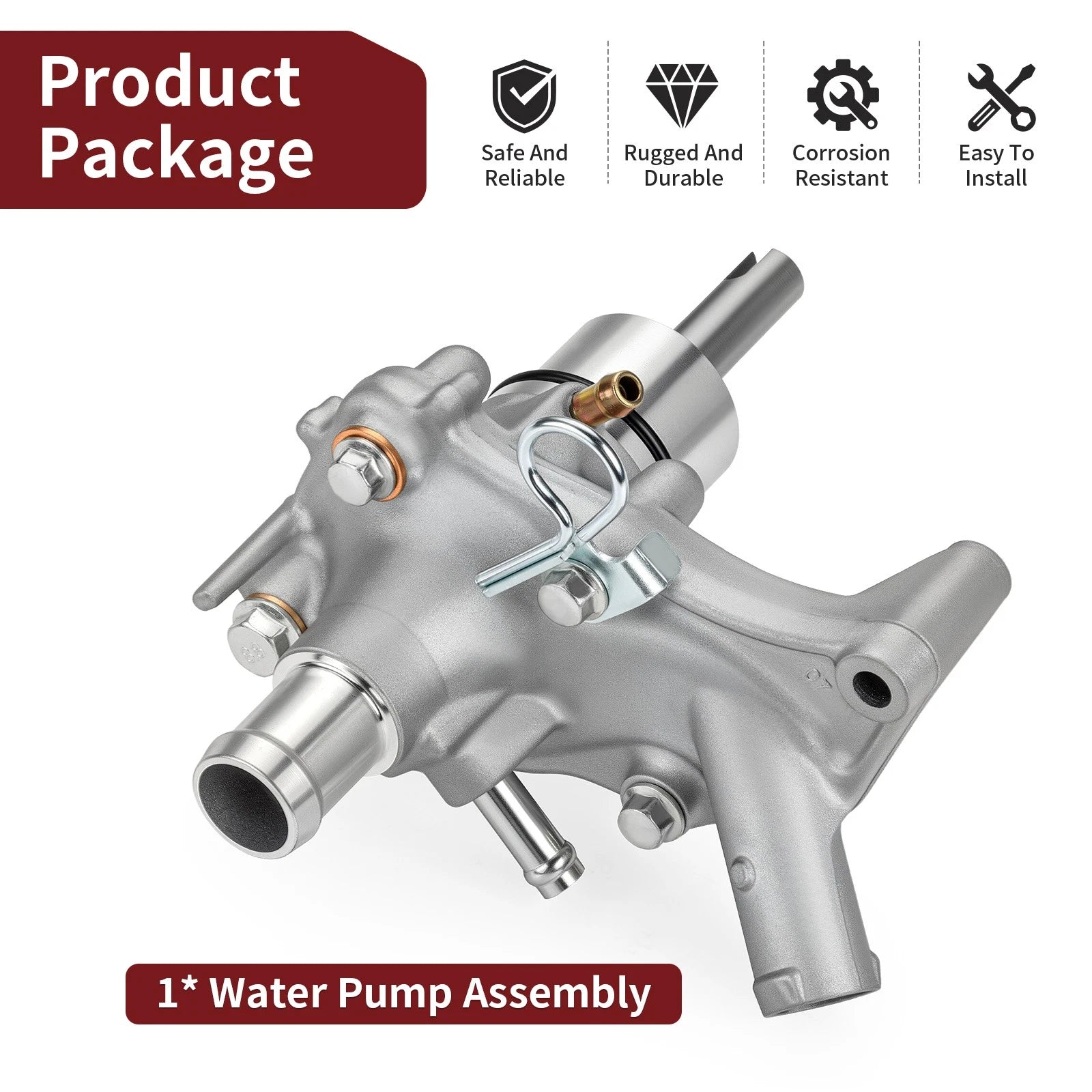 Water Pump Assembly for Honda TRX650FA/FGA Rincon (2004–2005) 19200-HN8-010