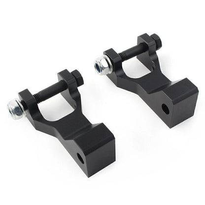 2X Front Lowering Kit Aluminum Black for Yamaha Raptor 700 350 660 700R (2001–2023)