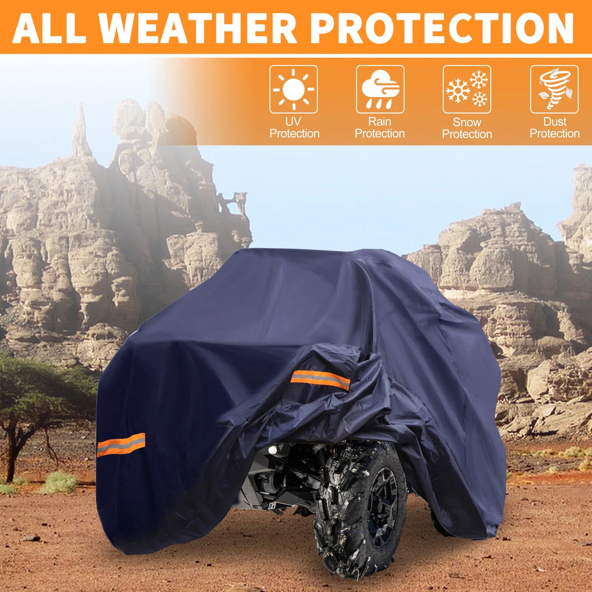 ATV Cover for Can-Am Outlander XT 700/X MR 700 (2015–2023) 92.52" Length