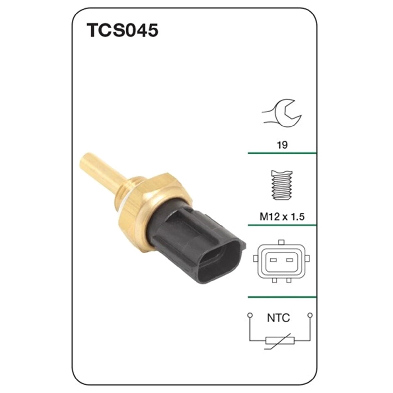 Coolant Temperature ECU Sensor for Courier PC PD PE PG PH 1991–2006