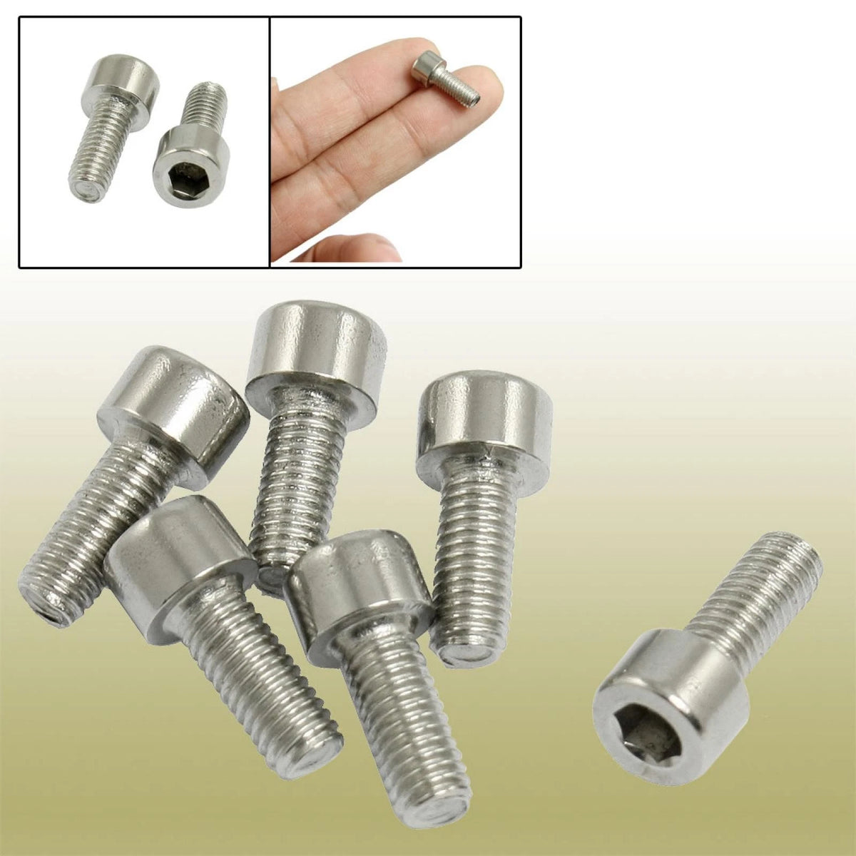 Metal Bottle Holder Mounting Bracket Kit for Bike Spare Parts (6 Pcs)