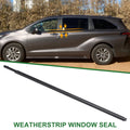 Front Left Window Weatherstrip Seal Replacement for Toyota Sienna (2011–2022)
