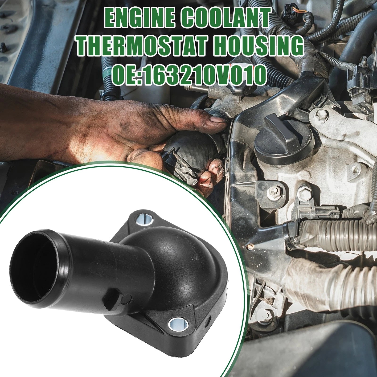 Engine Coolant Thermostat Housing for Toyota C-HR 2018–2019