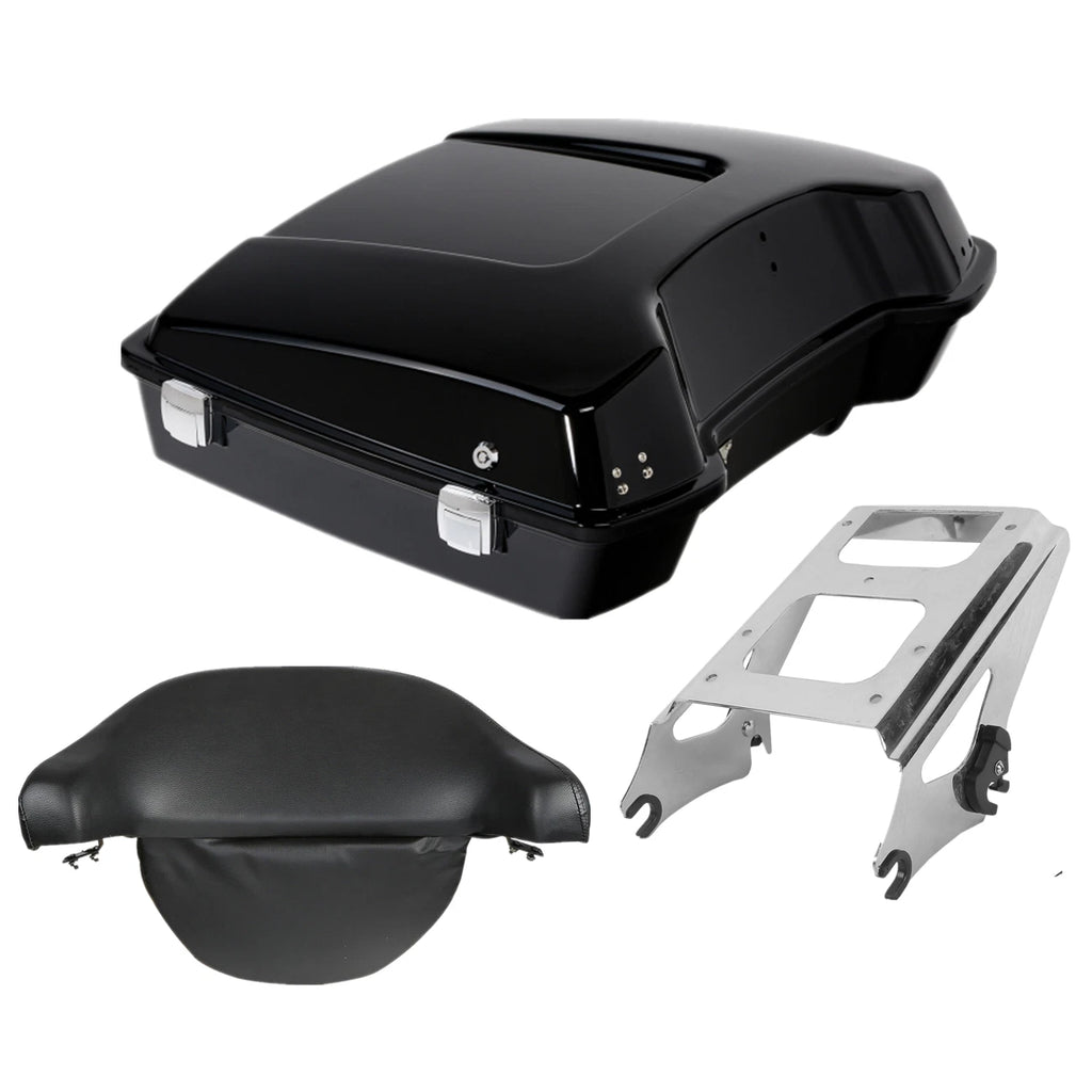 Razor Trunk Backrest Pad Mount Rack for Harley Electra Road Glide (2009–2013)