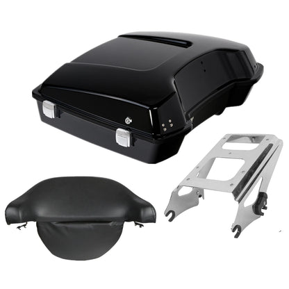 Razor Trunk Backrest Pad Mount Rack for Harley Electra Road Glide (2009–2013)
