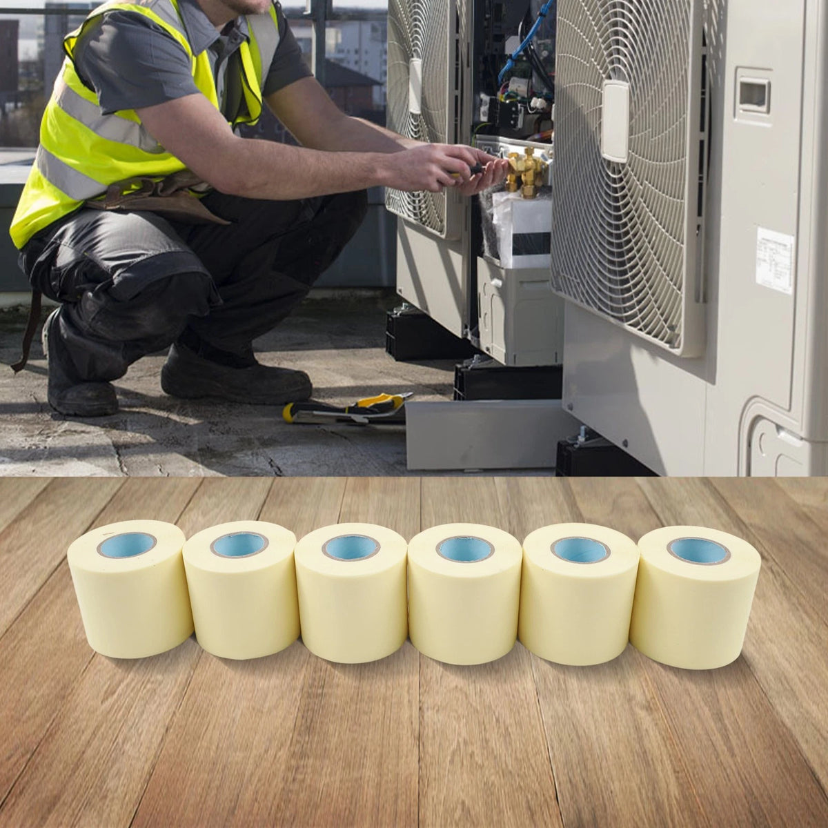 6X PVC Pipe Wrapping Tape for Efficient Air Conditioning Installation