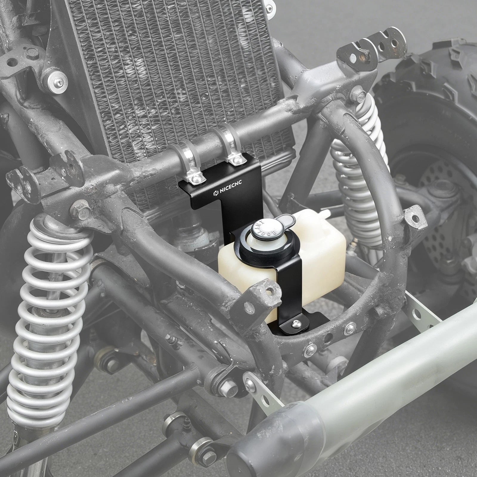 Coolant Reservoir Relocation Bracket for Banshee 350 (1988–2006)