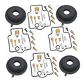 4X Carburetor Repair Rebuild Kit for Kawasaki ZX250 ZXR250R (1989–1991)
