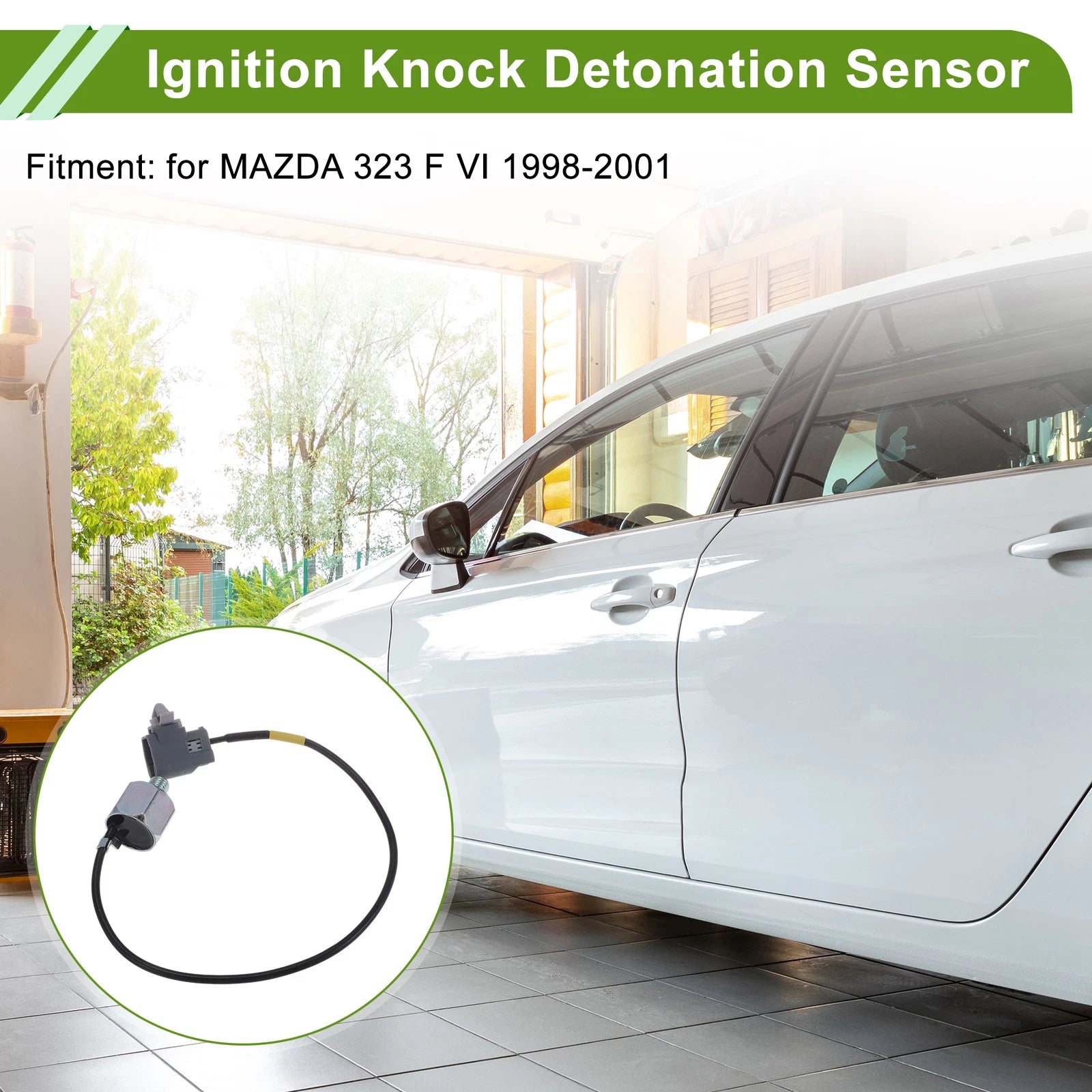 Ignition Knock Detonation Sensor Replacement for Mazda 323 (1998–2001)