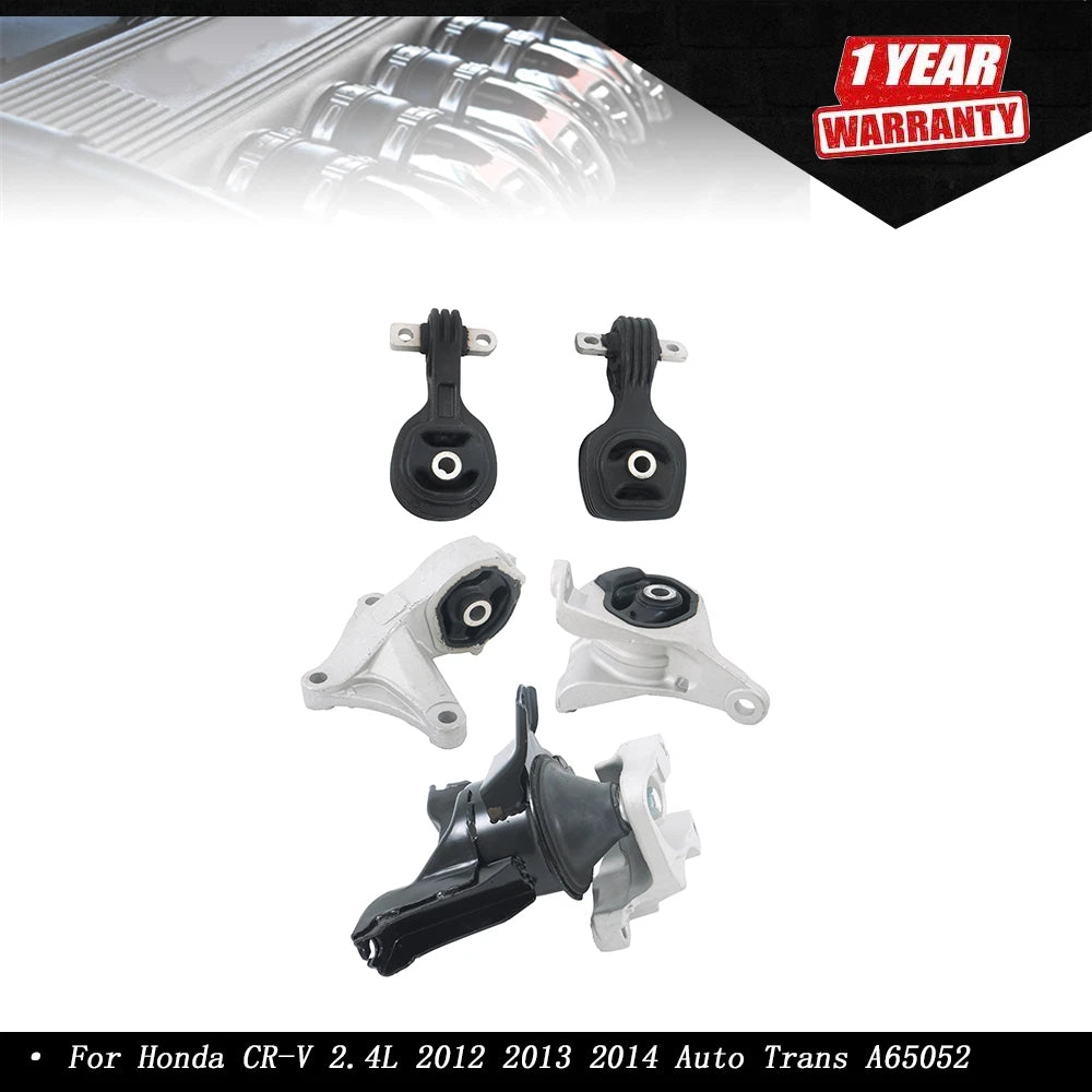 5X Engine Motor Mount for Honda CR-V 2.4L (2012–2014) A65052