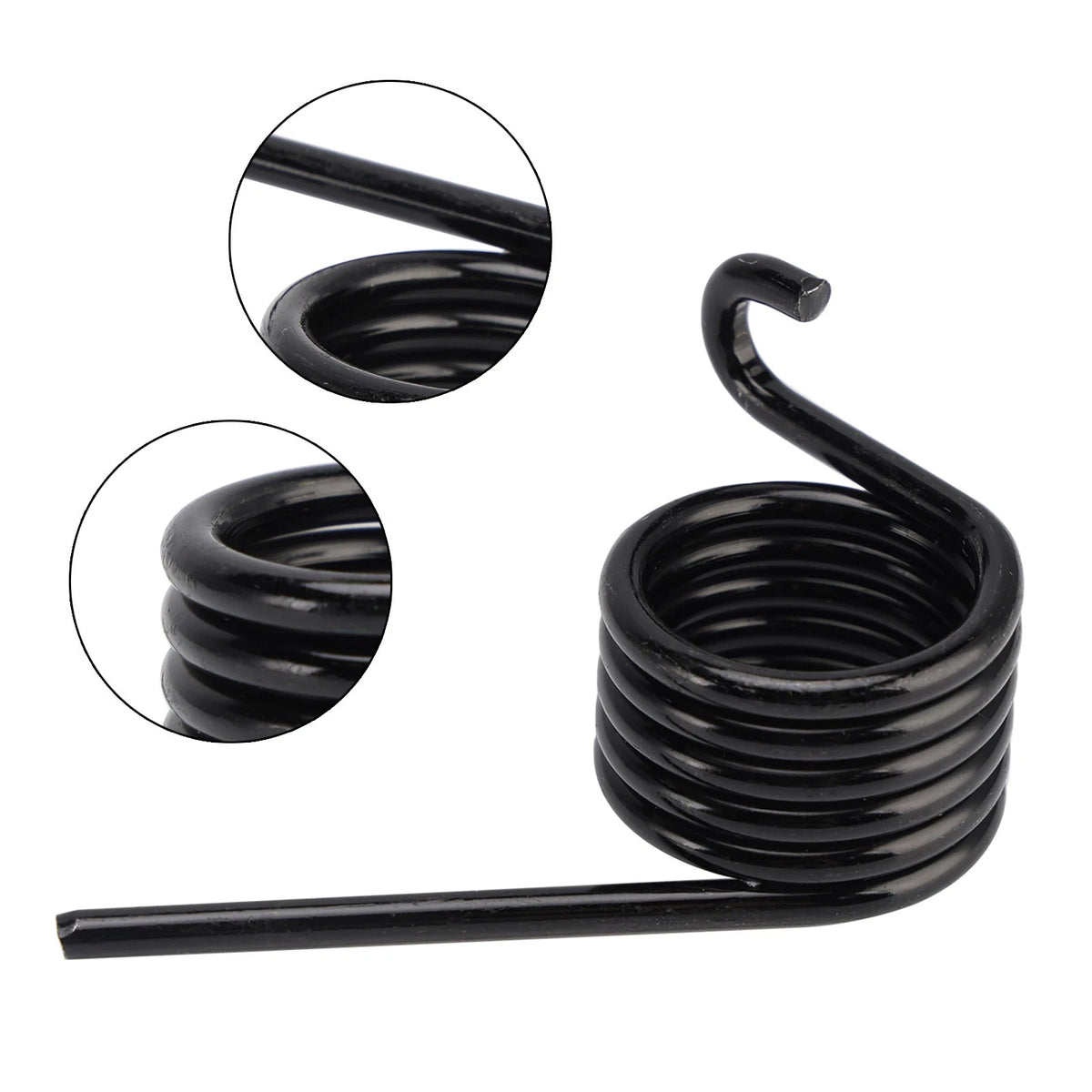 Set of 2 Kick Starter Return Spring & Clip 90508-40007 for Yamaha G1-G22
