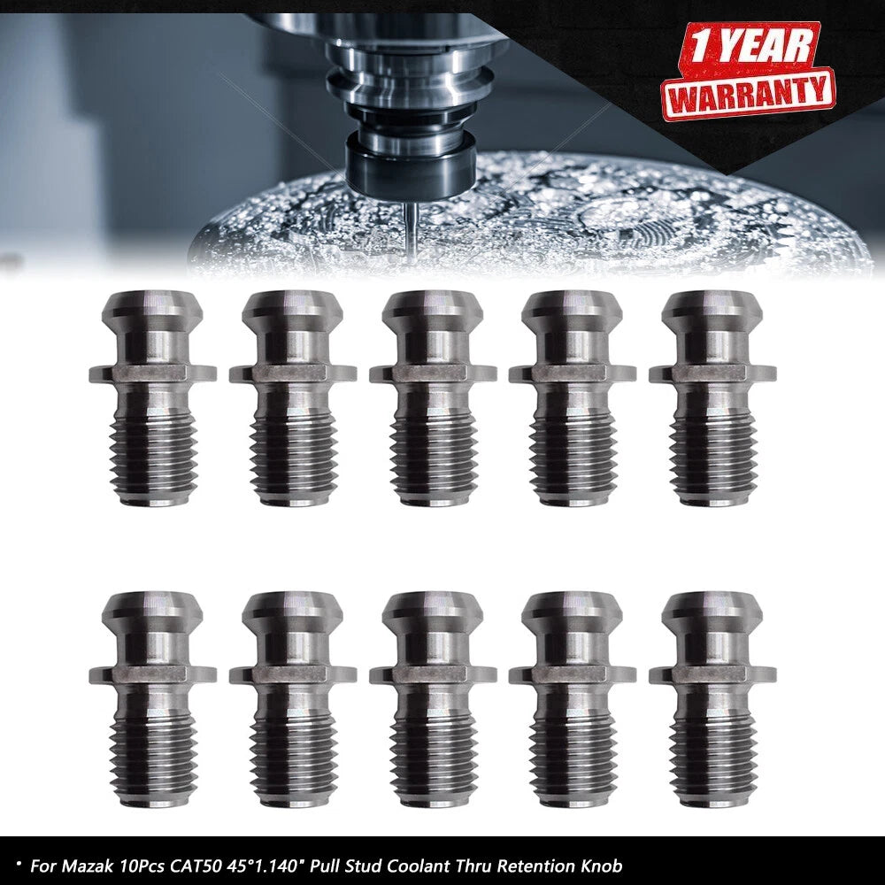 10X Pull Stud Coolant Thru Retention Knob for Mazak CAT50