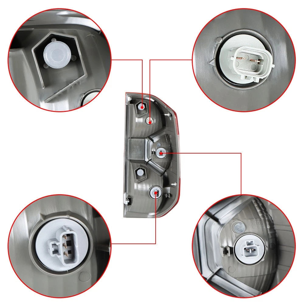 Tail Light Assembly for Toyota Tundra (2014–2021) Left Driver Halogen