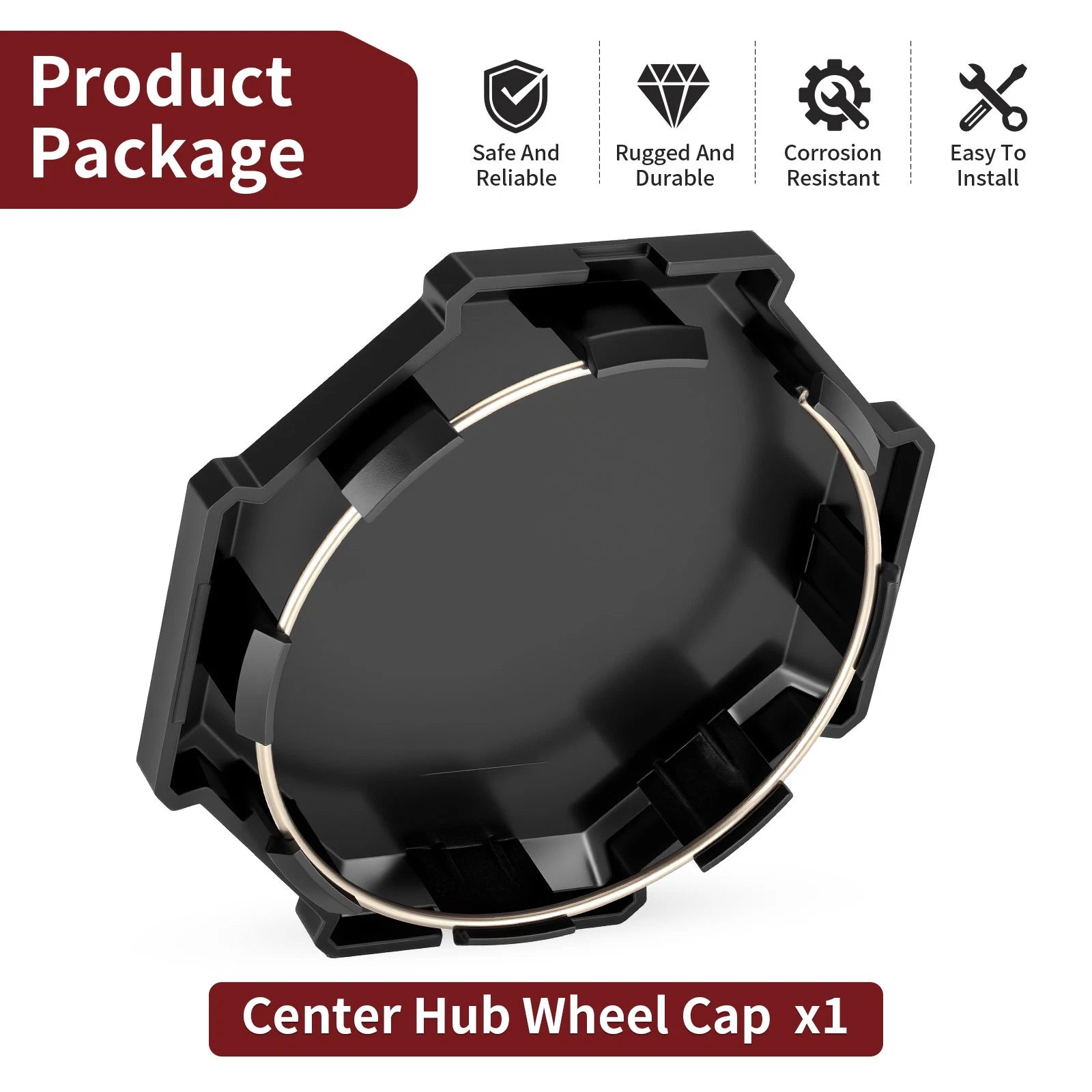Center Hub Wheel Cap for Polaris Sportsman 850 1000 XP Touring (2017–2024)