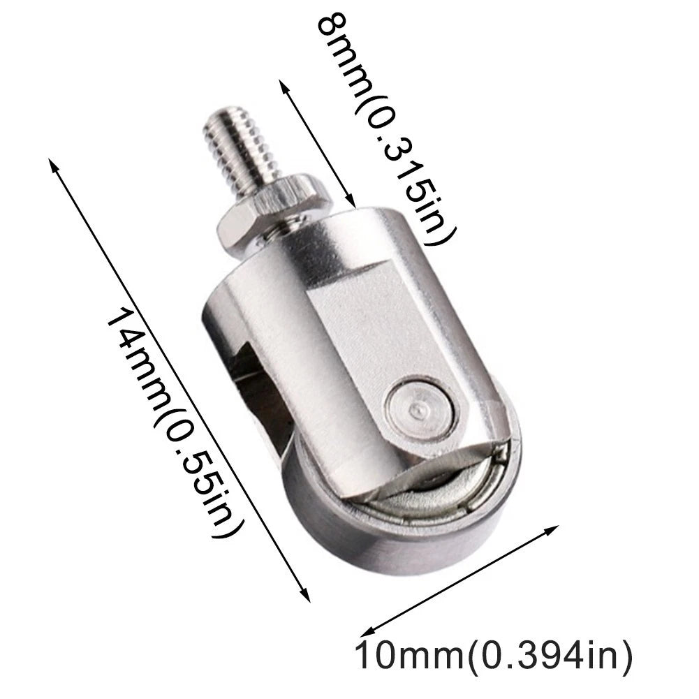 Adjustable Dial Indicator Point Roller Measuring Head Contact Tip 448 UNF