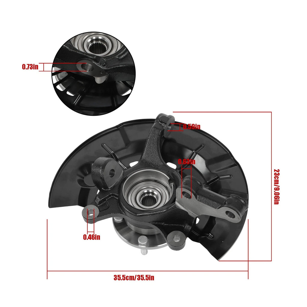 Front Left Wheel Hub Steering Knuckle for Toyota Camry (2012–2017) 4324673010